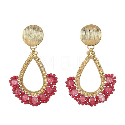 201 Stainless Steel Stud Earrings EJEW-MZ00809-02-1