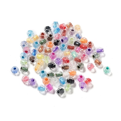 100Pcs Transparent Glass Beads GLAA-P061-01A-1