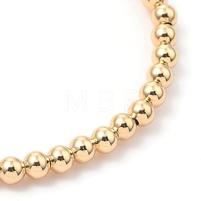 Brass Stretch Beaded Bracelets BJEW-JB05451-02-1