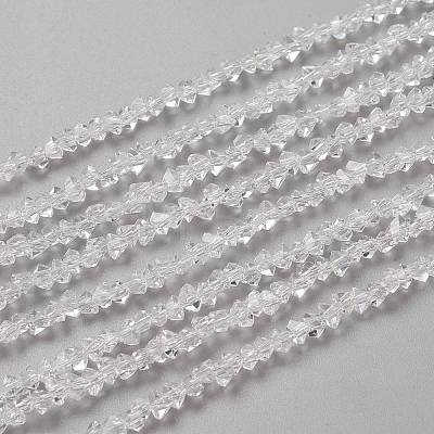 Transparent Solid Color Glass Beads Strands X-GLAA-L031-01-B01-1