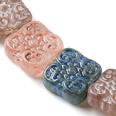 Painted Glass Bead Strands FIND-H023-05-1