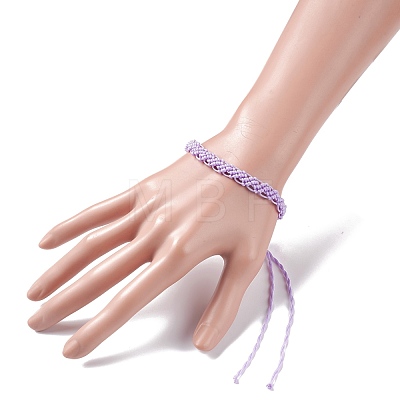 Nylon Thread Braided Cord Bracelet BJEW-JB07412-03-1