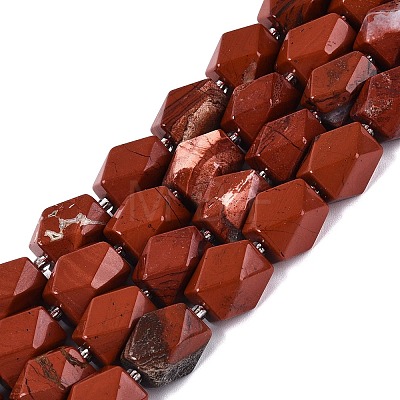 Natural Red Jasper Beads Strands G-Q608-11I-1