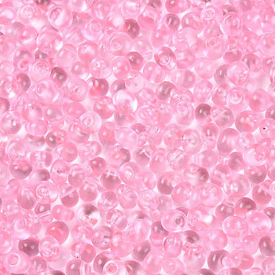 3/0 Baking Paint Glass Fringe Seed Beads SEED-A034-04C-1