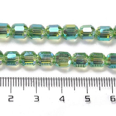 Electroplate Glass Beads Strands EGLA-D030-19K-1