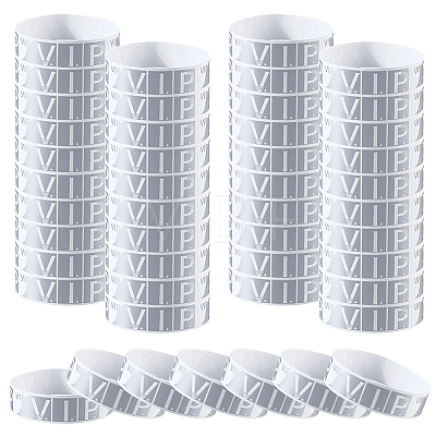 200Pcs VIP PP Plastic Waterproof Bracelets BJEW-SP0001-33A-1