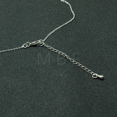 Brass Chain Necklaces X-MAK-F013-06P-1