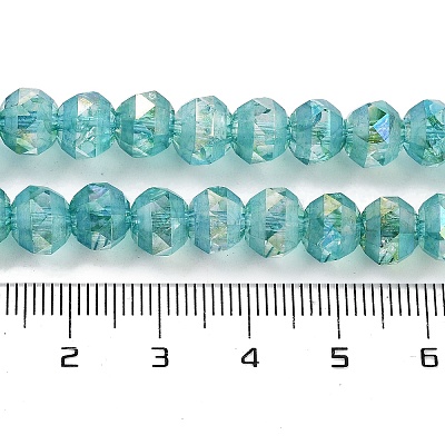 Baking Painted Glass Beads Strands GLAA-H032-05-04-1