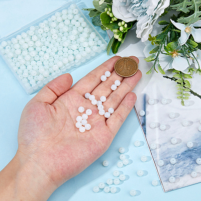 300Pcs Round Opalite Beads GLAA-DC0001-52-1