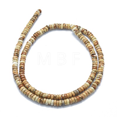 Natural Picture Jasper Beads Strands G-F631-A02-1