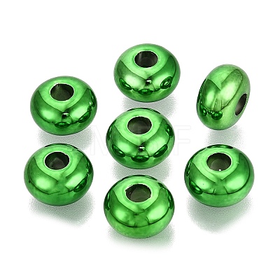 Christmas Theme UV Plating Opaque Acrylic European Beads PACR-T017-19M-M1-1