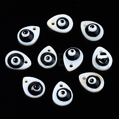Natural Freshwater Shell Charms SHEL-T017-42-1