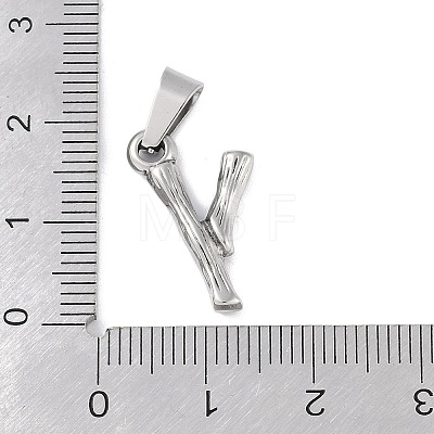 Non-Tarnish 304 Stainless Steel Pendants STAS-F235-01P-Y-1