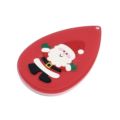 Christmas Theme Acrylic Pendants OACR-Q100-07A-1