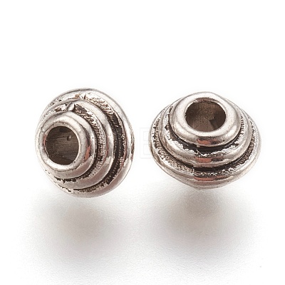 Tibetan Style Alloy Spacer Beads LF5166Y-1