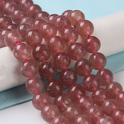 Natural Strawberry Quartz Beads Strands G-R435-03-A01-1