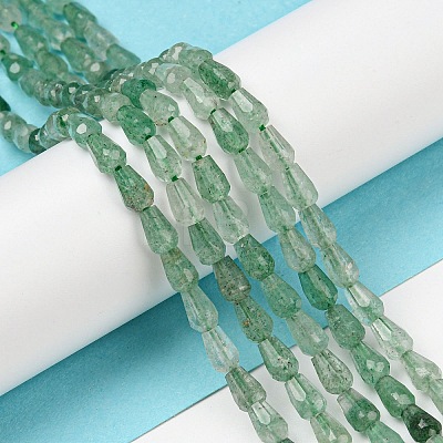 Natural Green Strawberry Quartz  Beads Strands G-C080-B04-01-1