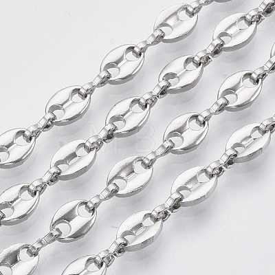 304 Stainless Steel Coffee Bean Chains STAS-R100-24-1