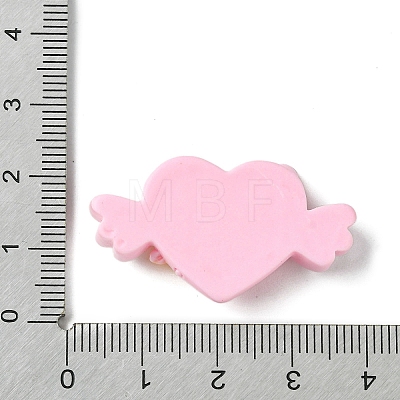 Pink Theme Opaque Resin Decoden Cabochons RESI-C045-06E-1