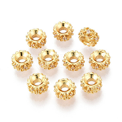 Brass Spacer Beads KK-N259-46-1