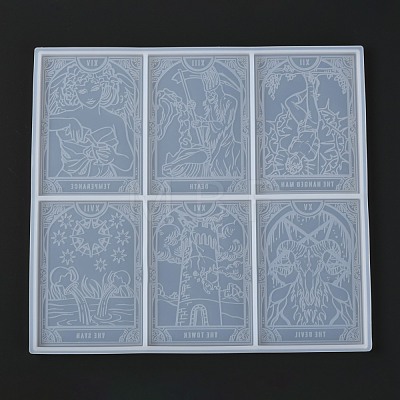 Tarot Cards Silicone Molds DIY-P020-04C-1