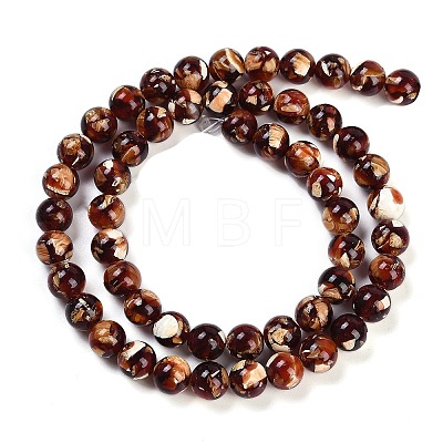 Sythetic Amber Beads Strands G-M199-02B-1