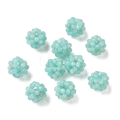 Natural Amazonite Woven Beads GG-CBA2E9C-F23-01-1