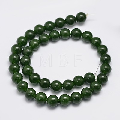 Natural & Dyed Malaysia Jade Bead Strands G-A146-10mm-A28-1