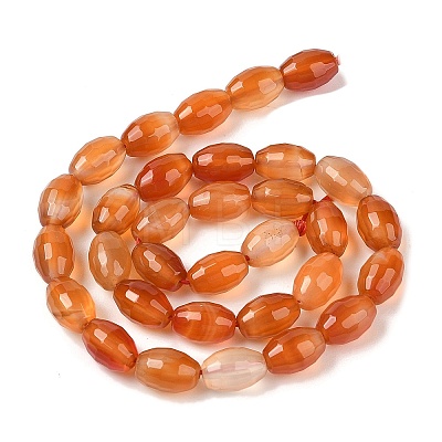 Natural Red Agate Beads Strands G-NH0030-01A-1