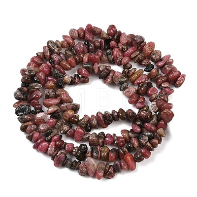 Natural Rhodonite Beads Strands G-F328-23-1