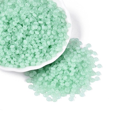 Transparent Glass Seed Beads SEED-Q041-01K-1