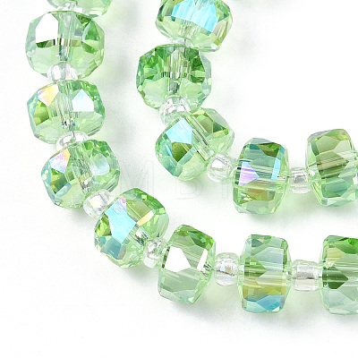 Transparent Glass Beads Strands EGLA-T020-15B-1
