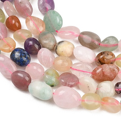 Natural Mixed Stone Beads Strands LS-G-G464-A03-02-1