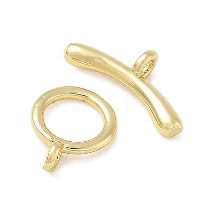 Brass Toggle Clasps KK-CBAFC6C-07I-G-1