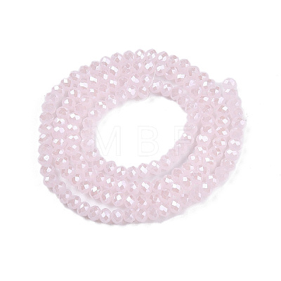 Electroplate Glass Beads Strands EGLA-A044-J1mm-A02-1