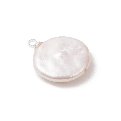 Natural Keshi Pearl Pendants PALLOY-JF04826-1