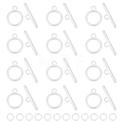 12Pcs Eco-friendly Brass Toggle Clasps KK-ME0002-30-1