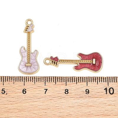 Brass Enamel Pendants KK-CBA4062-01G-1