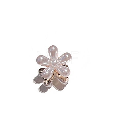 Plastic Flower Claw Hair Clips PW-WGF255D-06-1