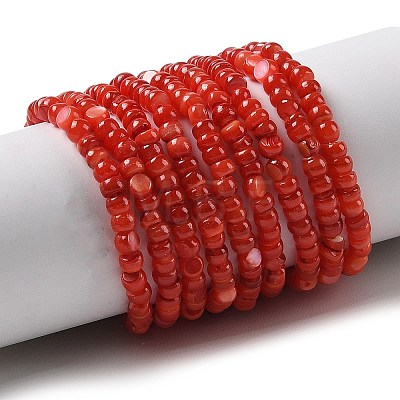 Natural Freshwater Shell Beads Strands SHEL-P017-01B-07-1