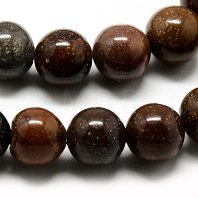 Natural Mookaite Beads Strands G-Q462-48-4mm-1