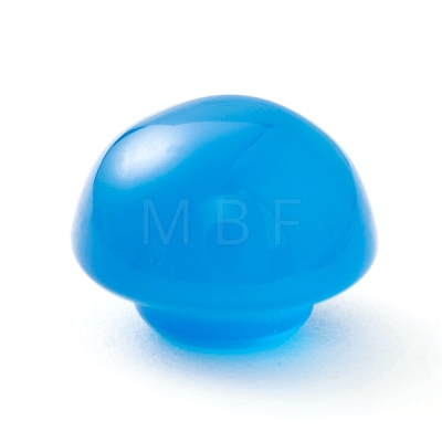Natural Blue Agate Cabochons G-B009-09-A-1
