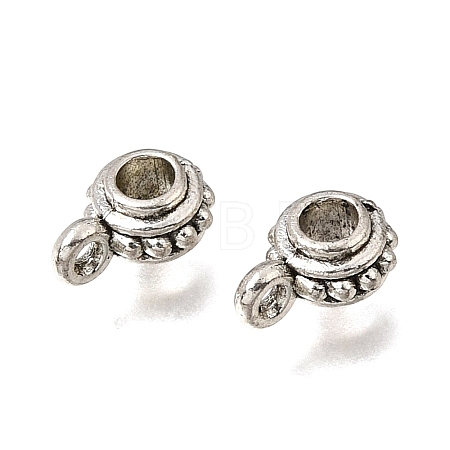 Tibetan Style Alloy Tube Bails FIND-Z128-10AS-1