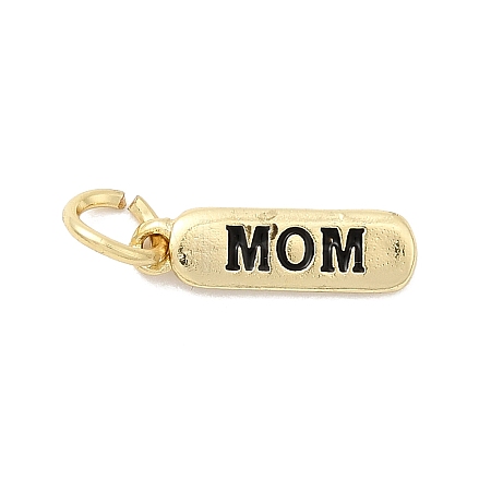 Brass Enamel Charms KK-P338-01G-C01-1
