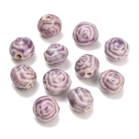 Vintage Style Glazed Ceramic Porcelain Beads PR-G019-01-1