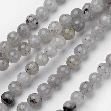 Natural Labradorite Beads Strands G-D809-07-6mm-1