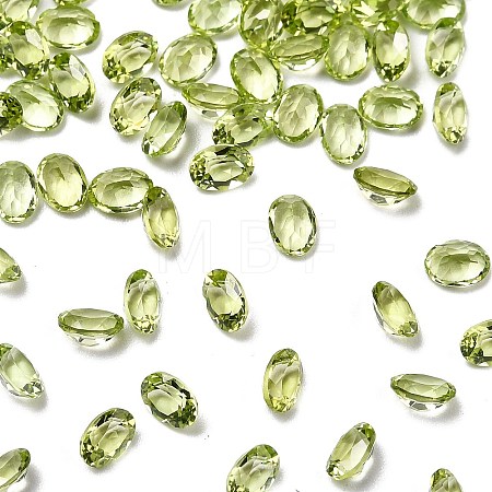 Faceted Natural Peridot Cabochons G-I295-05C-16B-06-1