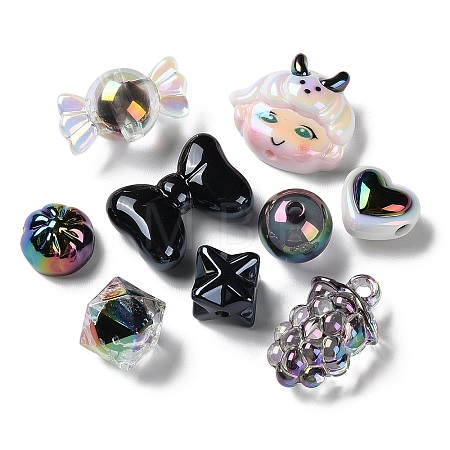 Mixed Style Acrylic Beads MACR-K351-16D-1