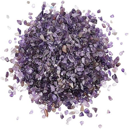 Natural Amethyst Chips Beads G-GA0001-19-1