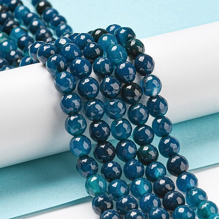 Natural Agate Beads Strands G-C082-A01-05-1